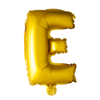 XXL Folienballon Gold Buchstabe E